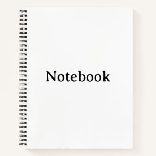 Maak Je Eigen Harde Cover 8.5" x 11" Spiraal Notitieboek