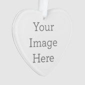 Acryl ornament, Acryl Hart Ornament (voorkant)