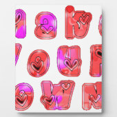 Maak je eigen hart Art Print Design Fotoplaat (Voorkant)