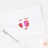 Maak je eigen hart Art Print Design Hart Sticker (Envelop)
