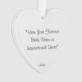 Maak Je Eigen Hart Ornament (voorkant)