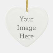 Keramisch hart ornament (Voorkant)