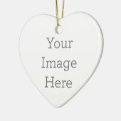 Keramisch hart ornament (Links)