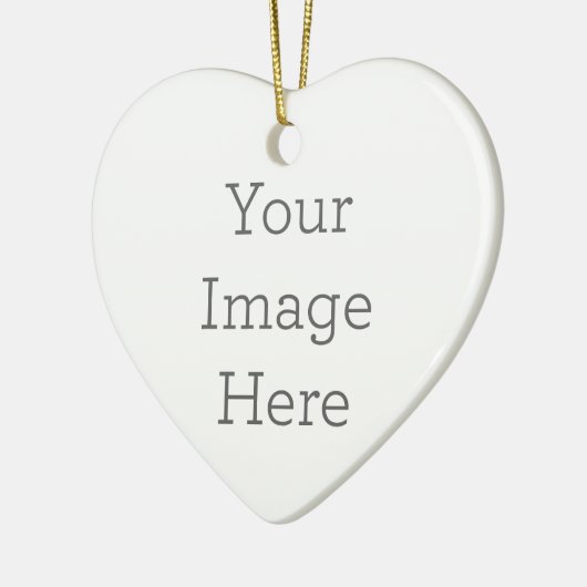 Keramisch hart ornament (Links)