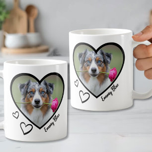 Maak je eigen hartfoto koffiemok