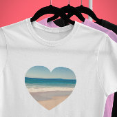 Maak Je Eigen Hartvormige Foto T-shirt
