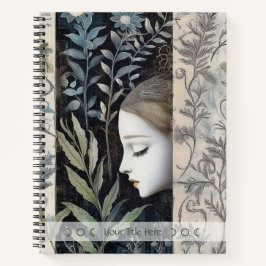 Maak Je Eigen Heksenbloem Florale Botanische Colle Notitieboek