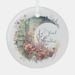 Maak Je Eigen Heldere Bloemrijke MaanSikkel Zonson Glas Ornament