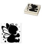 Maak Je Eigen Hemelse Baby Vlinder Fee Rubberstempel (Gestempeld)