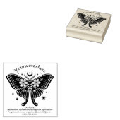 Maak Je Eigen Hemelse Bloemvlinder Totem Rubberstempel (Gestempeld)