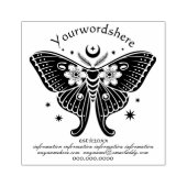 Maak Je Eigen Hemelse Bloemvlinder Totem Rubberstempel (Afrduk)