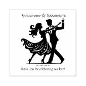 Maak je eigen Hemelse Dans Handfasting Dankbetuigi Rubberstempel (Afrduk)