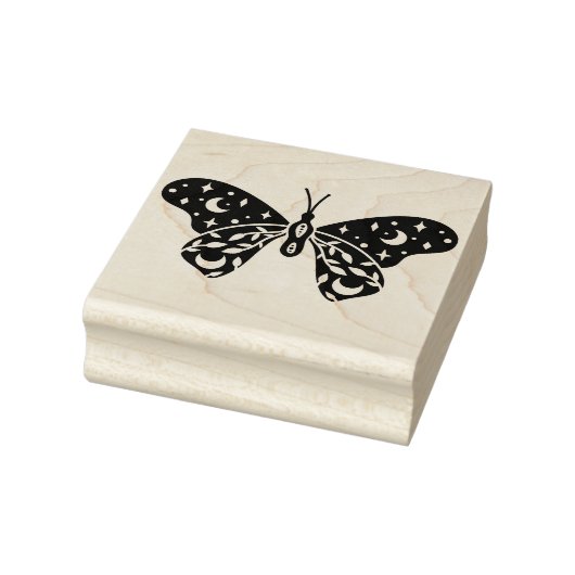 Maak Je Eigen Hemelse Halve Maan Vlinder Rubberstempel (Stempel)