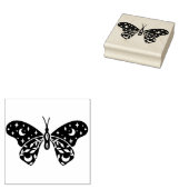 Maak Je Eigen Hemelse Halve Maan Vlinder Rubberstempel (Gestempeld)