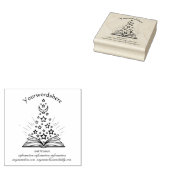 Maak je eigen Hemelse Halvemaan Grimoire Rubberstempel (Gestempeld)