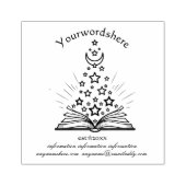 Maak je eigen Hemelse Halvemaan Grimoire Rubberstempel (Afrduk)