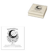 Maak Je Eigen Hemelse Halvemaan Kristallen Rubberstempel (Gestempeld)