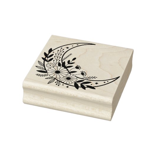 Maak Je Eigen Hemelse Halvemaanbloesems Rubberstempel (Stempel)