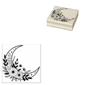 Maak Je Eigen Hemelse Halvemaanbloesems Rubberstempel (Gestempeld)