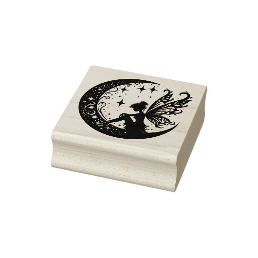 Maak Je Eigen Hemelse Halvemaanfee Rubberstempel (Stempel)