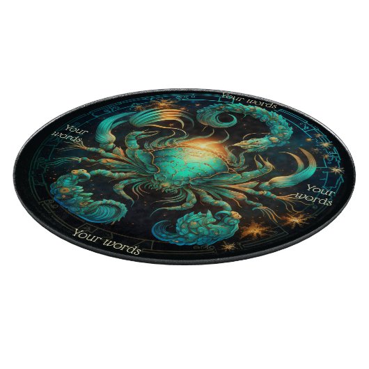 Maak Je Eigen Hemelse Kanker Glas Altaar Bord Snijplank (Hoek)