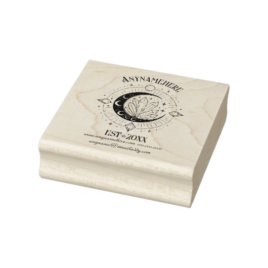 Maak Je Eigen Hemelse Kristallen Kompas Rubberstempel (Stempel)