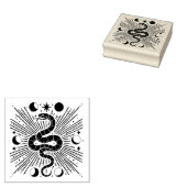 Maak je eigen hemelse maanfasen slang rubberstempel (Gestempeld)