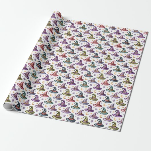 Maak Je Eigen Hemelse Ostara Heksenhoeden Cadeaupapier (Uitgerold)