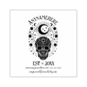 Maak Je Eigen Hemelse Schedel Maanfasen Rubberstempel (Afrduk)