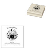 Maak Je Eigen Hemelse Stoomketel Bloem Rubberstempel (Gestempeld)