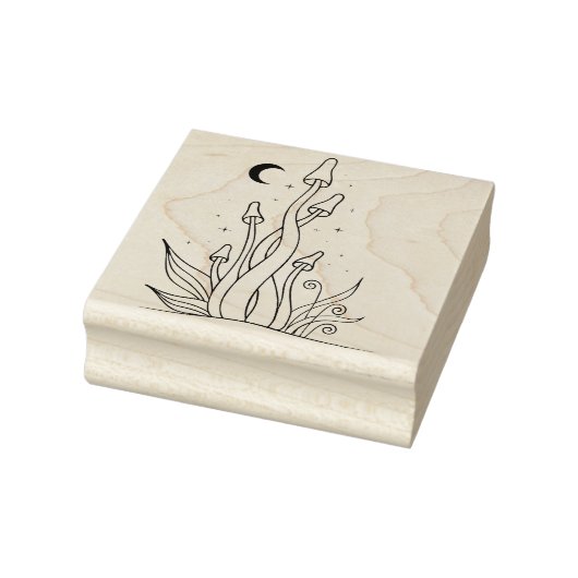 Maak Je Eigen Hemelse Veldchampignons Bloemstuk Rubberstempel (Stempel)