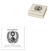 Maak Je Eigen Hemelse Zandloper Ranken Rubberstempel (Gestempeld)