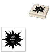 Maak Je Eigen Hemelse Zon Silhouet Rubberstempel (Gestempeld)