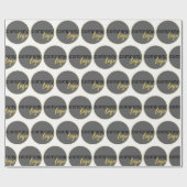 MAAK JE EIGEN HERHALENDE PATROON ZAKENLOGO CADEAUPAPIER (Vlak)