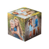 Maak Je Eigen Herinneringsboek Kinderfoto Kubus (Voorkant hoekig)