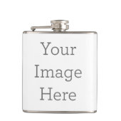 Vinyl Heupflesje, 177 ml. (Voorkant)