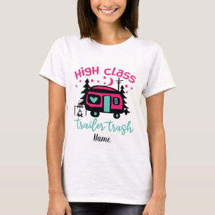 Maak Je Eigen Hoge Klasse Trailer Afval T-shirt