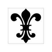 Maak Je Eigen Hoge Slanke Fleur De Lis Rubberstempel (Afrduk)