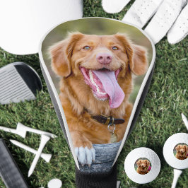 Maak Je Eigen Hond Foto Golfheadcover