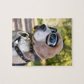 Maak Je Eigen Hond Naam Foto Legpuzzel (Horizontaal)
