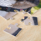Maak Je Eigen Hond Naam Foto Legpuzzel (Zijkant)