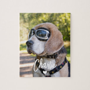 Maak Je Eigen Hond Naam Foto Legpuzzel