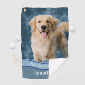 Maak Je Eigen Honden Foto Upload Golf Handdoek (Insitu)