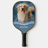 Maak Je Eigen Honden Foto Upload Pickleball Paddle (Voorkant)