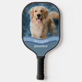 Maak Je Eigen Honden Foto Upload Pickleball Paddle (Achterkant)