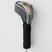 Maak Je Eigen Hondenbezitterscadeau Huisdier Golfheadcover (Schuin)