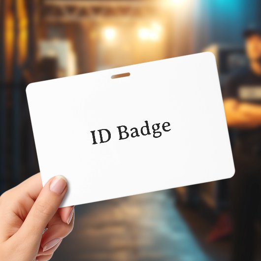 Maak je eigen horizontale 4" x 6" PVC Kunststof Badge (Concert)