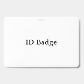 Maak je eigen horizontale 4" x 6" PVC Kunststof Badge (Voorzijde)