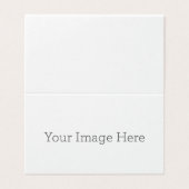 Dubbele kaart, papier: Signature Mat (Buitenkant ongevouwen)