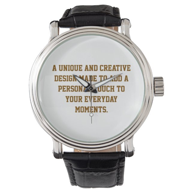 Maak Je Eigen Horloge (Voorkant)